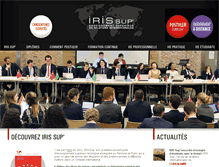 Tablet Screenshot of iris-sup.org